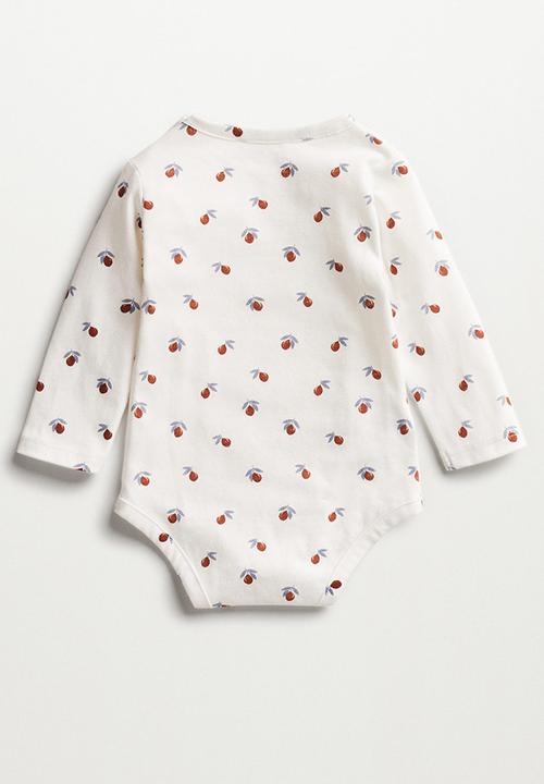 MANGO - T-shirt pera - off white 