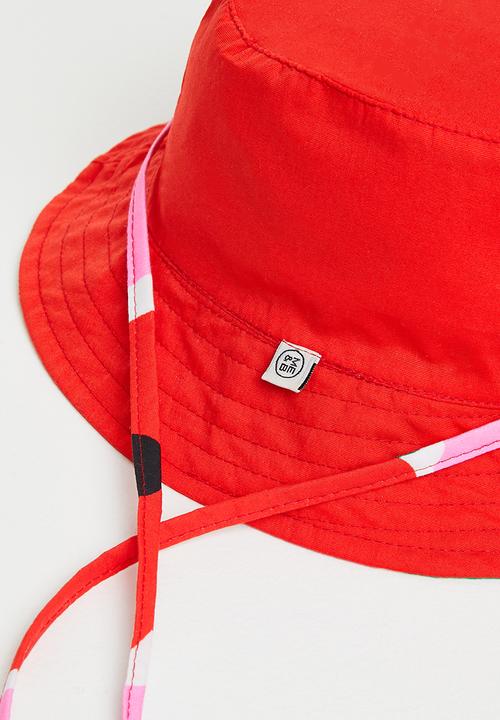 Me&B - Reversable bucket hat with large ties - multi