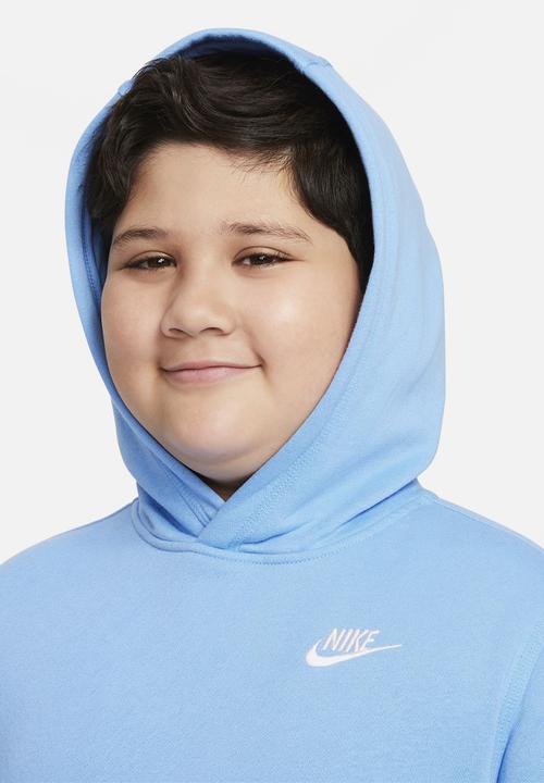 Nike - B nsw hoodie po club - light blue 