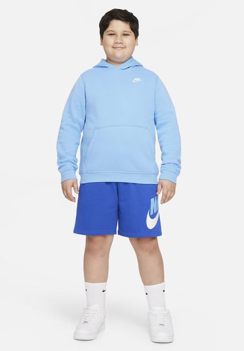 Nike - B nsw hoodie po club - light blue 