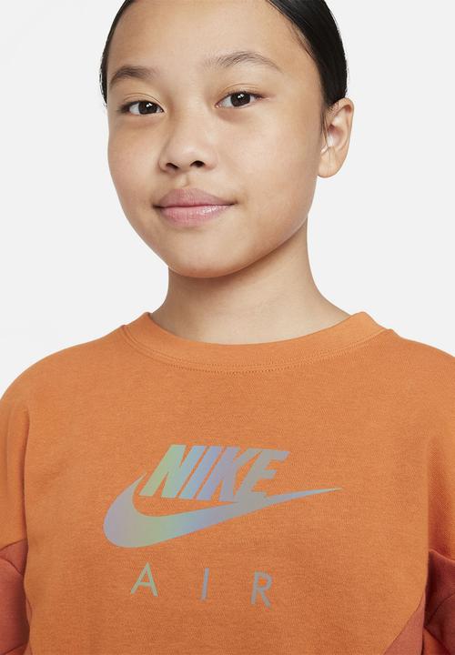 Nike - G nsw air ft bf crew - burnt orange 