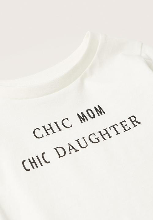 MANGO - T-shirt chic - off white 