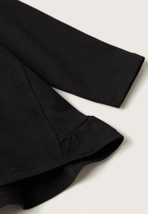 MANGO - T-shirt chic - black