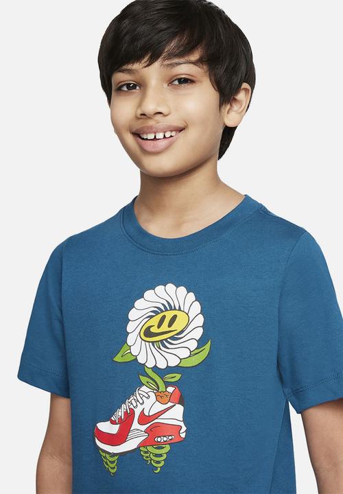 Nike - U nsw tee nike air flower - blue