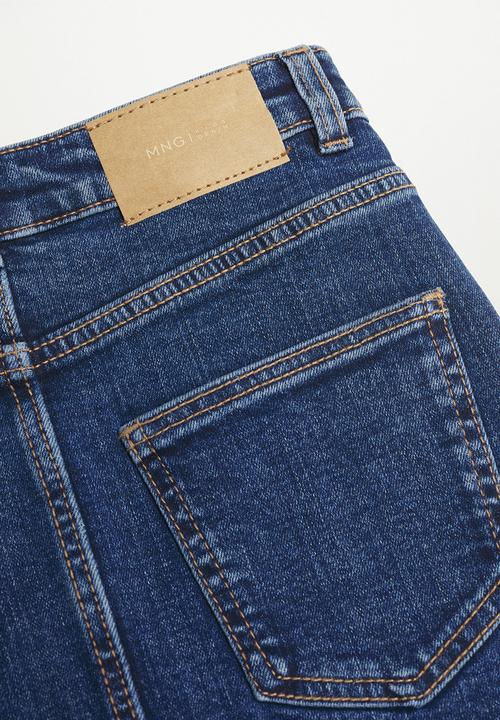 MANGO - Skirt sue - blue