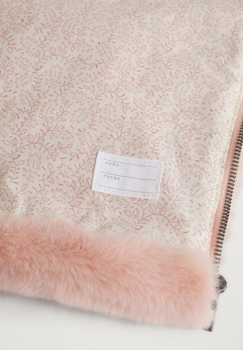 MANGO - Coat bolita - pink