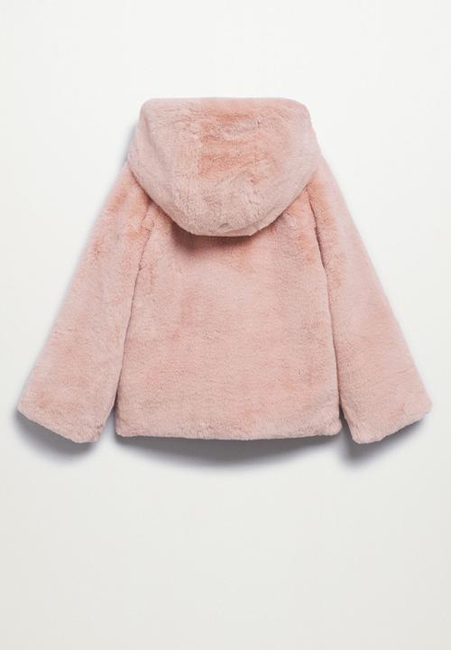 MANGO - Coat bolita - pink