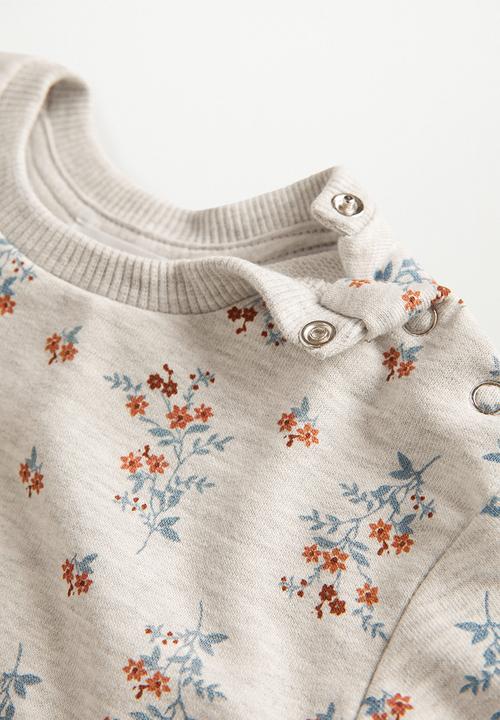 MANGO - Sweatshirt flora - grey 