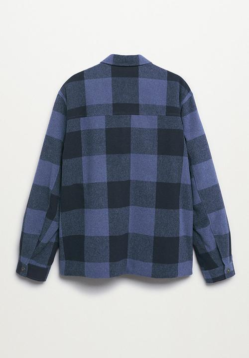 MANGO - Jacket streey - blue