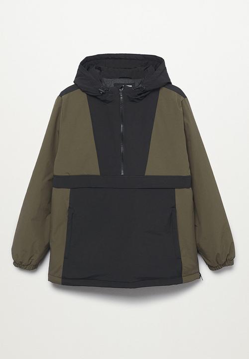 MANGO - Anorak tommy - beige