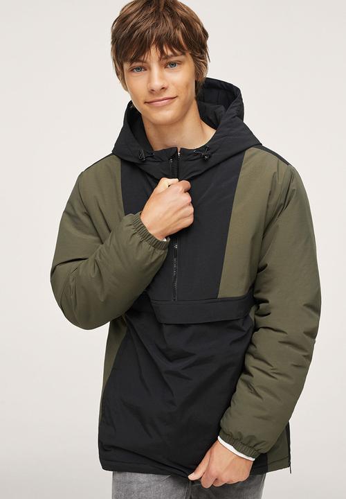 MANGO - Anorak tommy - beige