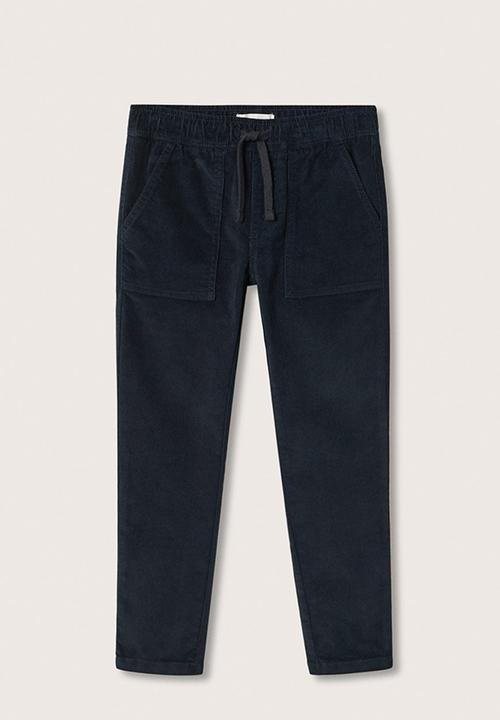 MANGO - Trousers carter - navy
