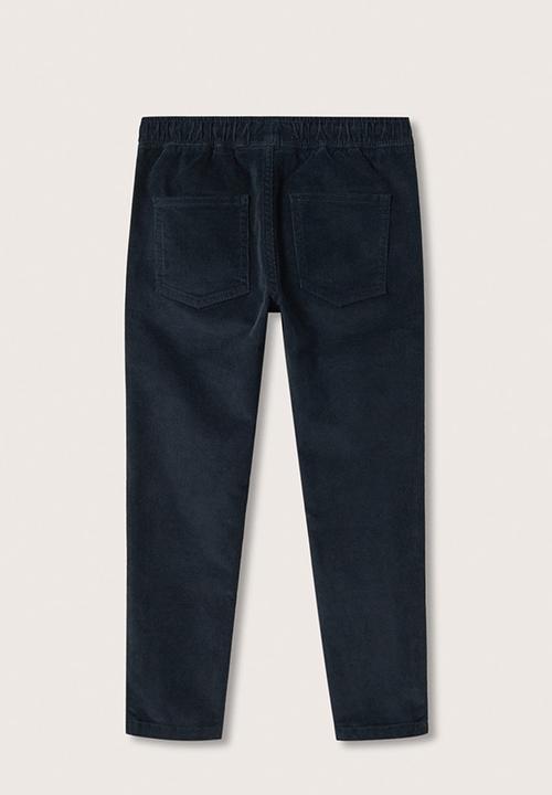 MANGO - Trousers carter - navy
