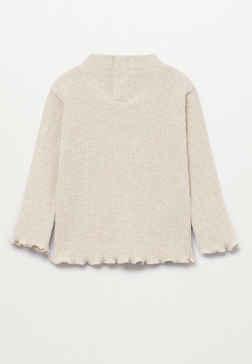 MANGO - T-shirt canelle - light brown
