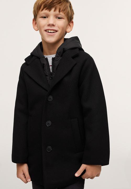 MANGO - Coat adam - black