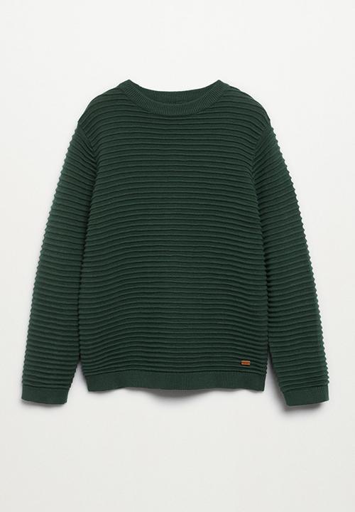 MANGO - Sweater otto - green