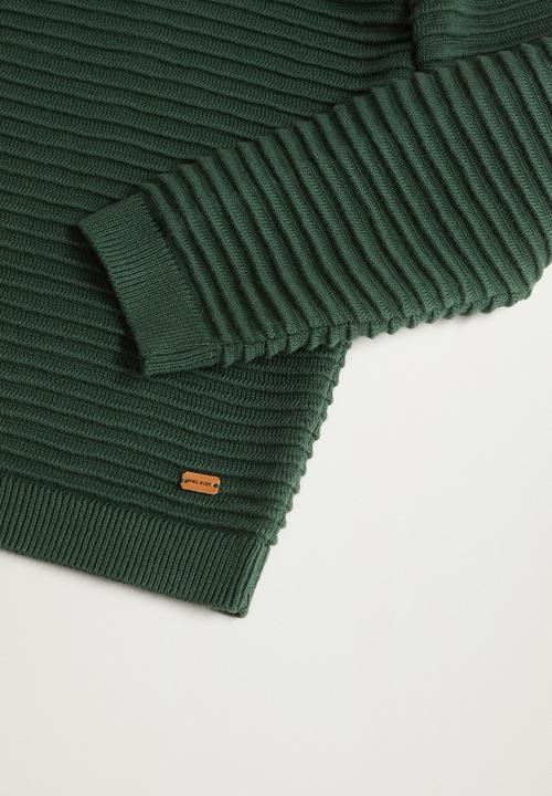 MANGO - Sweater otto - green