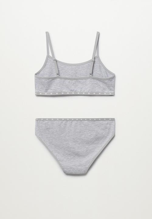 MANGO - Underwear set start - grey