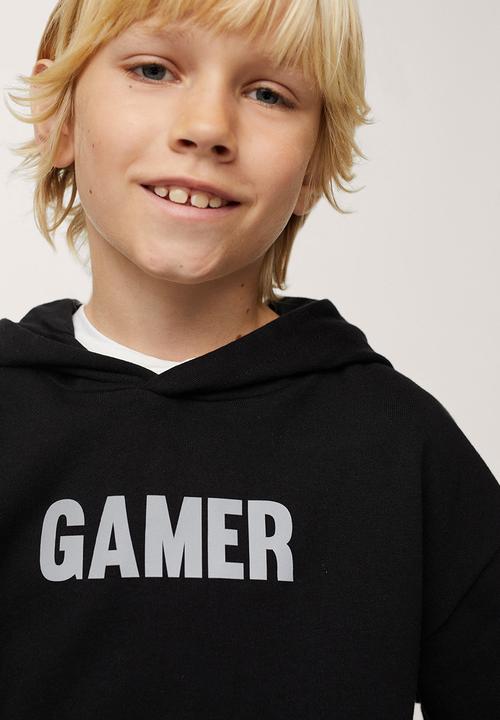 MANGO - Sweatshirt gamer - black