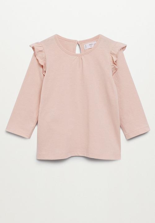MANGO - T-shirt italyp - pink