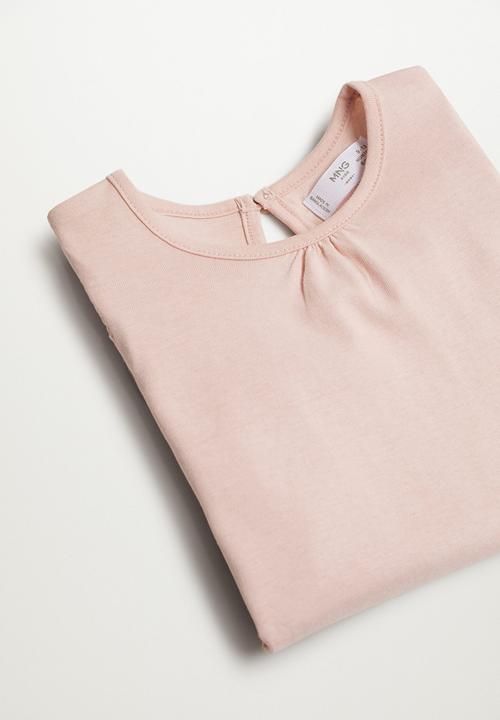 MANGO - T-shirt italyp - pink