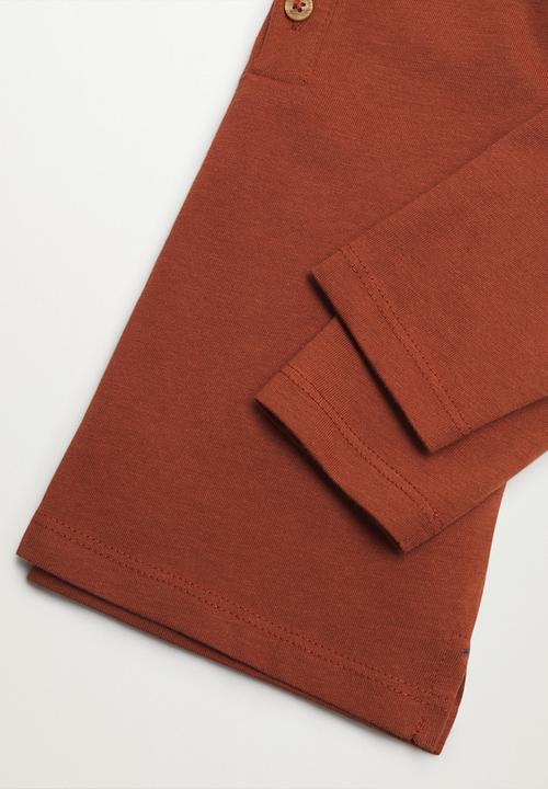 MANGO - T-shirt pani1 - orange