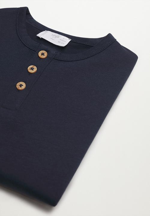 MANGO - T-shirt pani1 - navy