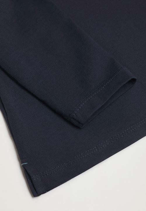 MANGO - T-shirt pani1 - navy