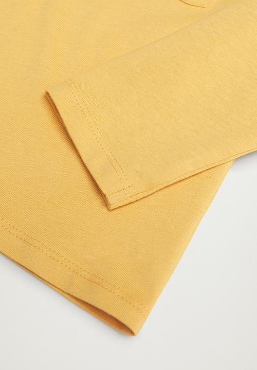 MANGO - T-shirt marcos1 - yellow