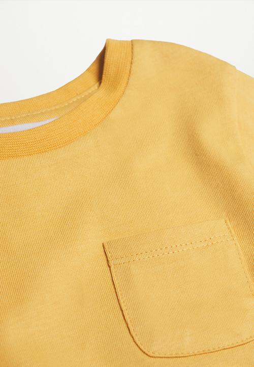 MANGO - T-shirt marcos1 - yellow