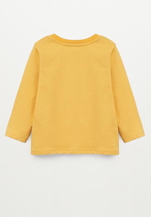 MANGO - T-shirt marcos1 - yellow