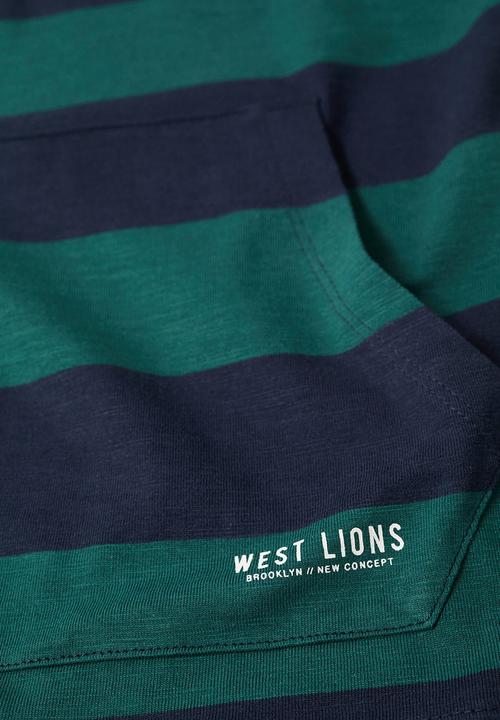 MANGO - T-shirt rugby - green