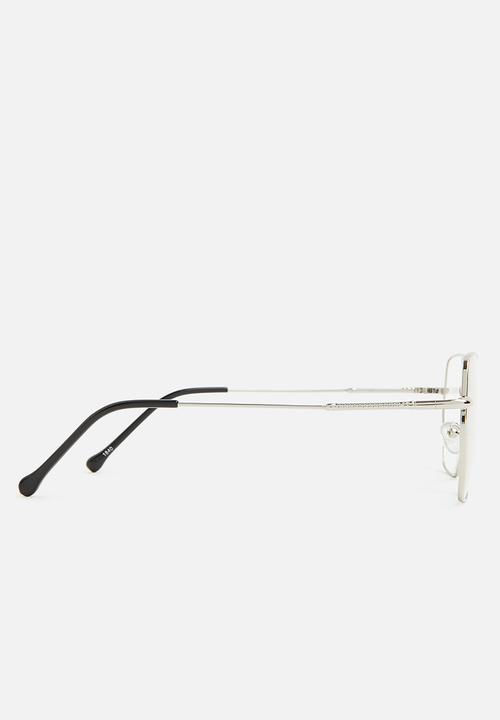 Superbalist - Hexagonal reading glasses-silver