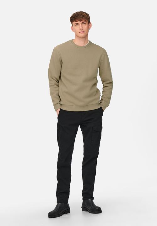 Only & Sons - Onsceres life crew neck - incense