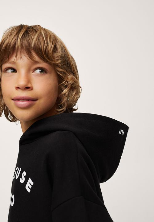 MANGO - Sweatshirt grow - black