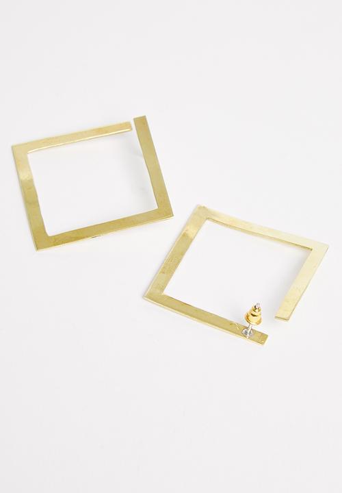 Tessa Design - Sheridan abstract hoops - gold