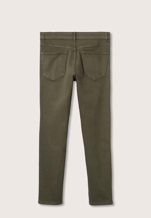 MANGO - Trousers - khaki