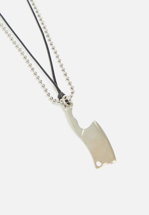 Trendyol - Axe necklace - silver