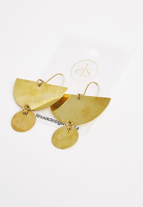 Tessa Design - Ryleigh unmatch earrings - gold