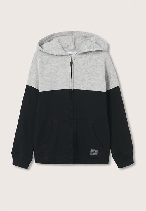 MANGO - Sweatshirt stones - grey