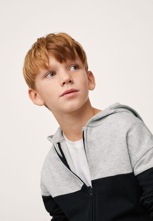 MANGO - Sweatshirt stones - grey