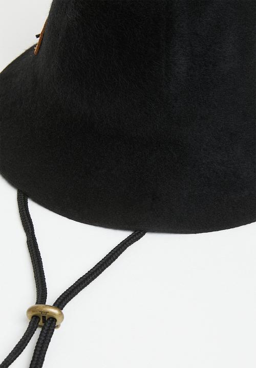 Simon and Mary - Wonky pith helmet - black