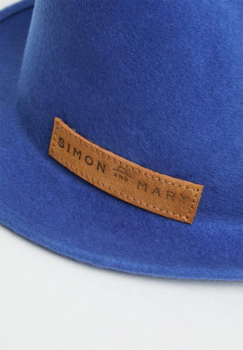 Simon and Mary - Bowler raw - blue