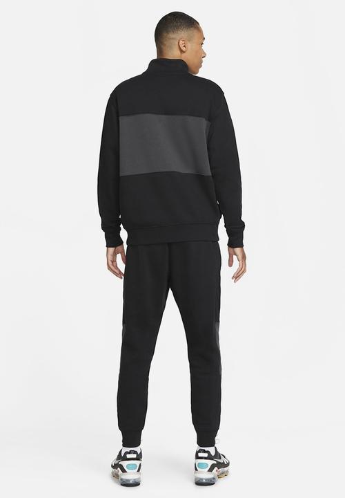 Nike - NSW Spe Fleece Tracksuit - black & smoke grey