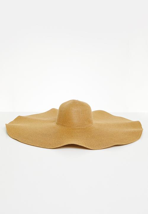 Superbalist - Oversized wide brim sun hat - natural