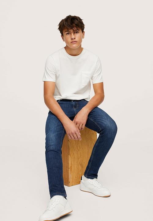 MANGO - Jeans skinny tb - dark blue