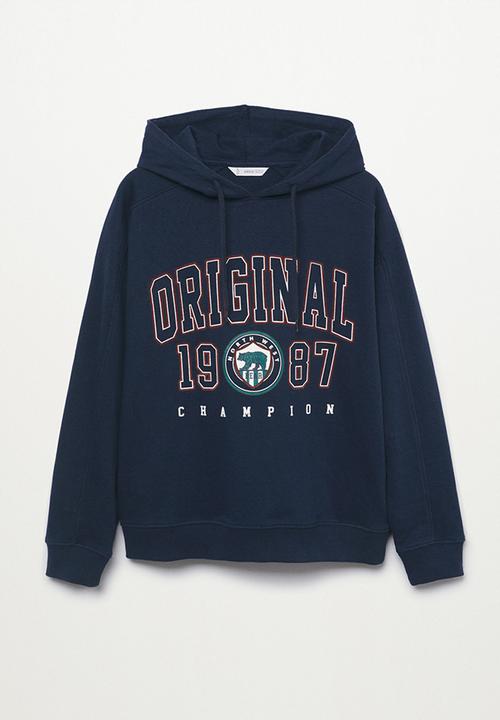 MANGO - Sweatshirt american - navy