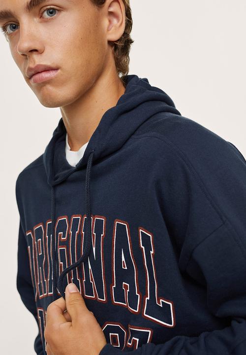 MANGO - Sweatshirt american - navy