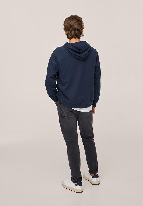 MANGO - Sweatshirt american - navy