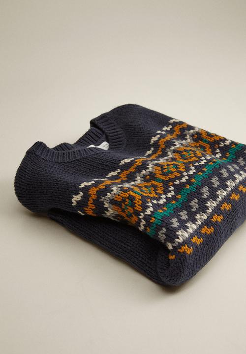MANGO - Sweater william - navy